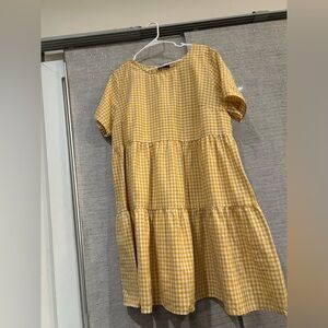 Shein (2X) Woman’s Gingham Yellow Dress